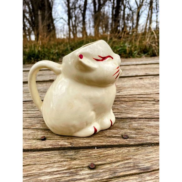 Vintage Shawnee Pottery Puss & Boots Cat Creamer Pitcher - Picture 10 of 12